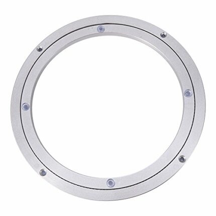 DEWIN Table Bearing Swivel Turntable, Heavy Duty Aluminium Alloy Rotating Bearing Turntable Smooth Swivel Plate for Round Dining Table (Size : 4)