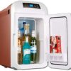 Car Fridge,Car Refrigerator Small Fridge,Portable Refrigerator 28L, Small Car Fridge Compact Freezer, Cooling And Heating,AC/DC(12V/24V/110~240V)