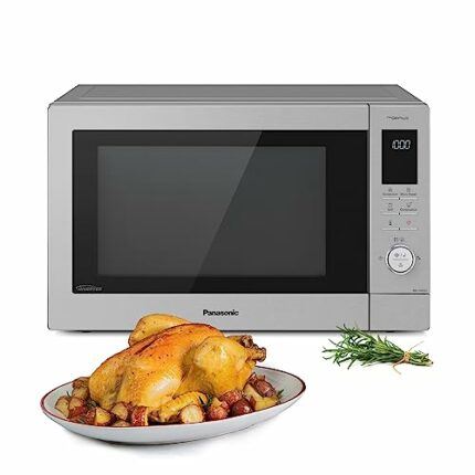 Panasonic NN-CD87KSBPQ Combination Microwave Oven, 34 Litres, Turntable, 1000W, Inverter, One Push Reheat, Genius Sensor, Junior Menu, LED Interi
