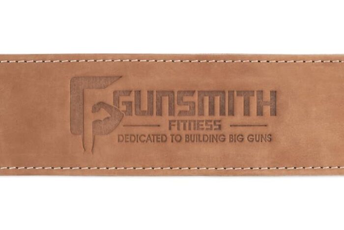 Gunsmith Fitness Weight Lifting Belt – Shibusa Genuine Leather Handmade Back Support Lifting Belts for Men & Women – Bodybuilding, Squats & Power