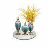 Better crafts Round Mirror Tiles for Glass Mirror Centerpiece or Crafts - Wall Mirror Decor (1, 9-Inch)