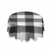 xigua Mandala Round Tablecloth with Umbrella Hole and Zipper Outdoor Tablecloth Spill-Proof Polyester Table Cover for Kitchen Patio Garden Party