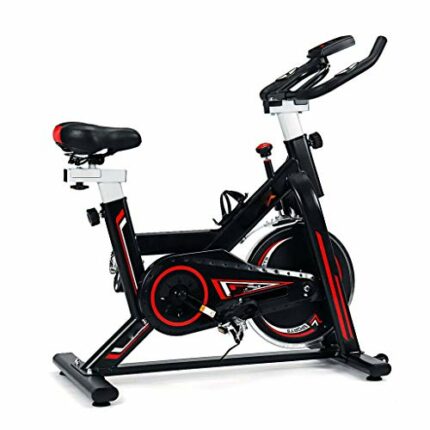 N/A Exercise Bike Cardio Cycling Home Quiet Indoor Cycling Weight Loss Machine Gym Dynamic Bicycle Fitness Equipment (Color : Black)