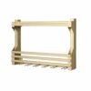 Wall-Mounted Wrought Iron Wine Glass Holder Creative Metal Display Storage Kitchen Home High Glass Holder Stylish Simplicity Tableware Bottle Hol