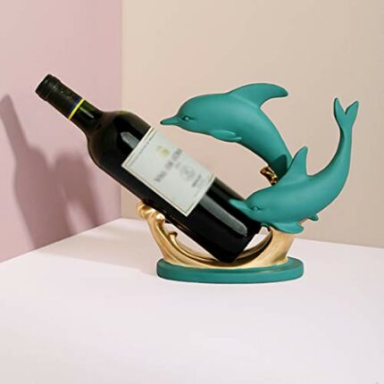 MGWYE Wine Rack Character Decoration Creative Entrance Cabinet Living Room European Style Goblet Wine Bottle Rack Household