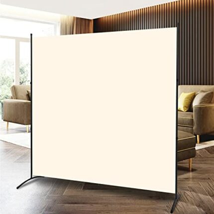 Room Divider Single Panel Privacy Screen, 71''x72''H Large Divider for Room Separation, Thickened Fabric 6FT Room Divider Wall Screen for Bedroom