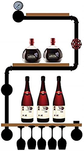 EYLINK Wine Racks,Vintage Decoration Wall Hangingsimple Wall Hanging Hanging Decoration Living Room Bar