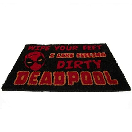 Deadpool Marvel Wipe Your Feet Door Mat 40 x 60 x 1.3cm