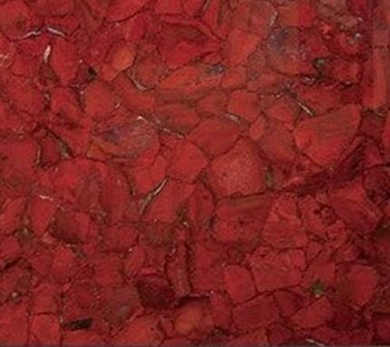 Gifts And Artefacts 54 x 54 Inches Luxurious Look Restaurant Table Top Red Square Shape Marble Dining Table for Home Furniture Decor