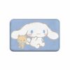 Cinnamoroll Flannel Bath Mat Non Slip Washable Welcome Indoor Outdoor Entry Way Kitchen Floor Rug 31.5 X 20 Inch