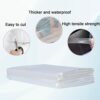 ToKinCen sofa cover 3 seater,sofa protective bag cover, plastic sofa cover, transparent sofa dust cover, water resistance, large heavy furniture