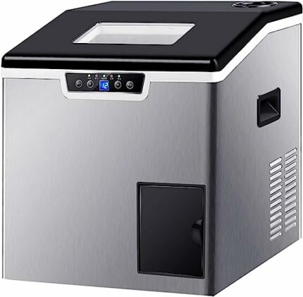 countertop ice machine Ice Maker Countertop, Automatic Crushed Ice, 88lbs/Day, 3 Way Water Refill, Self-Cleaning Ice Maker Machine, Ice Makers Co