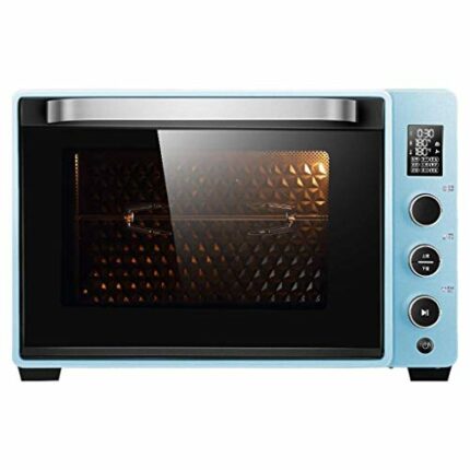 KKYKP Oven Slice Multi-function Natural Convection 1050 Watts Mini toaster oven (Color : Blue)