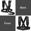 DZOZO Sled Harness Belt Band Workout Harness Exercise Speed Trainer Vest with Pull Strap Fitness Speed Strength Training Belt for Resistance Trai