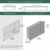 BLYLUND Shower Niche 12" x 24" Matte White Single Shelf Organizer NO Tile Needed, Stainless Steel Modern in Wall-Inserted Niche Recessed Shower S
