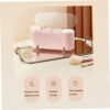 Bathroom ShelvesCotton Pad Holder with Transparent Cover Cosmetic Cotton Bud Organizer Box Desktop Anti-Dust Cotton