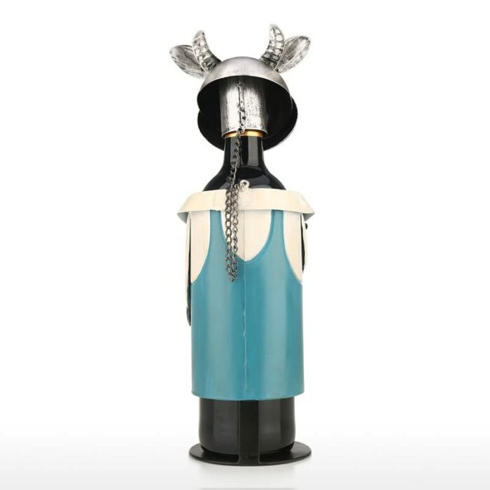 TFIIEXFL Wine Rack Vintage Pickup Cow Wine Bottle Holder Statue or Decorative Wine Holder Champagne Whisky