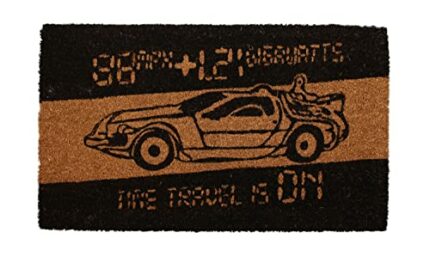 SD toys SDTUNI22204 Time Machine Back to The Future Doormat, Print, Multicoloured, One Size