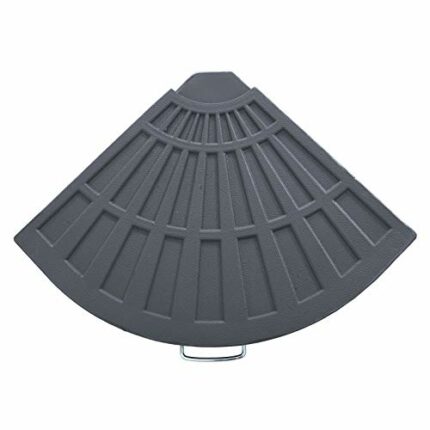 Azuma Parasol Stand Weight 20KG 1/4 Wedge Shape Poly Resin Slab For Cross Base Patio Sun Shade Stand Radial Pattern Cantilever Banana Umbrella Re