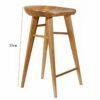 DINGZZ FurnitureR Bar Chair Pub Bar Height Barstool Industrial Dining Bar Stools Chairs for Coffee Shop, Bar, Home Balcony-White