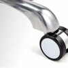 SDFGH Industrial Metal Finish 360° Swivel Adjustable Height PU Upholstered Seat Assembled Pub Home