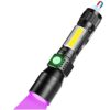 USB Torch, iToncs 3 in 1 UV Catch Scorpion Torch [whitelight redlight & UV] Super Bright Waterproof LED Torch with 7 Modes for Pet Clothing Food