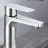 Bifordo Bathroom Tap,Easy to Install Brushed Nickel Bathroom Sink Faucet with Supply Lines & Deck Plate for 1 or 3 Hole…