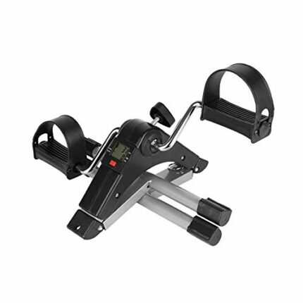 TWDYC Portable Pedal Exerciser Leg Fitness Machine Mini Bicycle Sport Gym Equipment Foldable Indoor Fitness Treadmill Stepper