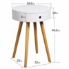 CZDYUF Nightstand small Nordic Mini bedside table simple white multifunctional table multifunction