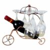 DLOETT Delicate Red Wine Bottle Glasses Holder Hanging Upside Down Cup Goblets Display Rack