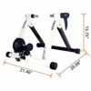 UNISKY Turbo Trainer Bike Trainer Stand Indoor Magnetic Bicycle Training Stand Quick Release Riding Stand for Mountain & Road Bike