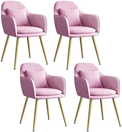 dining chair Office Business Reception Chairs Conference Chairs 4 PCS Dinning Chairs Set Living Room Furniture Velvet Home Vanity Kitchen Furnitu
