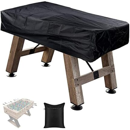 Skyour Foosball Table Cover Waterproof Outdoor Soccer Table Cover Protection Dustproof Foosball Table Covers for Game Room Universal Patio Coffee