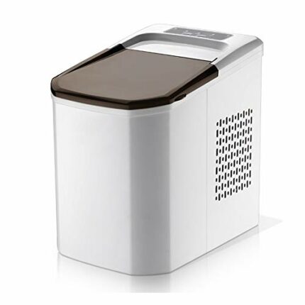 LUKEO Milk Tea Shop Ice Maker Home Mini Visualization Ice Making Machine Full Automatic Large Capacity Safe Ice Making Tool