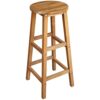 DINGZZ Kitchen Bar Tables and Chairs Set Dining Room High Top Counter Height Table Set for 2 Solid Acacia Wood