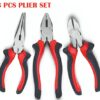 True Face Pliers Set 3 Pcs Side Cutter Sets Long Nose Pliers Wire Cutters Grips Tools 15cm