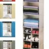 Better Home Closet Hanging Organizer, 3 Shelf 10 Shoe Pocket, Storage Space Saver 50"x12"x12" (Grey)