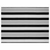 Blue Striped Outdoor Rug, 3'x5' Cotton Hand-Woven Reversible Area Rug Fall Front Porch Rug Washable Front Door Mat Welcome Layered Halloween Door