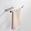 Aothpher 30cm Wall Mounted Brass Bathroom Towel Bars,Polished Chrome Finished Lavatory Towel Rack