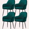 dining chair Kitchen Dining Room Furniture Chairs Set Of 4 Dining Chairs Kitchen Chairs Living Room Chairs Sturdy Metal Feet For Living Room Bedr