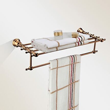 HIGOH Towel Racks, Bathroom Towel Rack Wall Mounted Towel Holder,New Bath Towel Rack,European Style Towel Rack,Fashionable and Modern Rack,Bathro