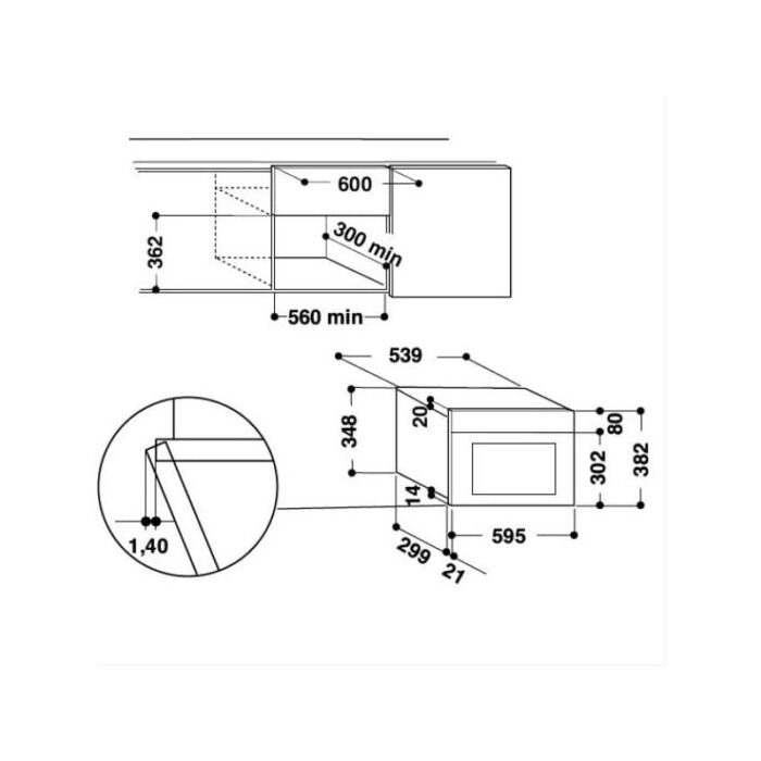 Microondas WHIRLPOOL AMW439IX 858743901900