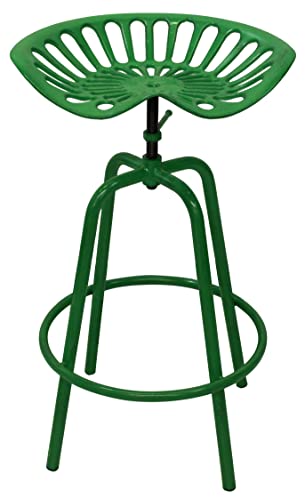 Leigh Country Green Tractor Seat Swivel Stool-KD