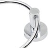 Towel Rings for Bathroom, Hand Towel Ring, Round Hanger Contemporary Style Bathroom, Accessories for Bathroom, Hotel, Toilet (Silver)