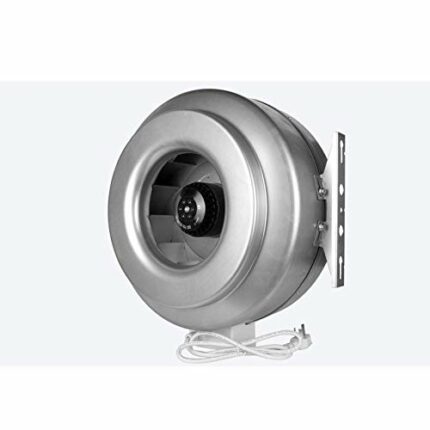 JEONSWOD Round Ducts Inline Ducted Fan Exhaust Fan Extractor Kitchen Pipe Fan Centrifugal Blower for Long Distance