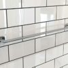 Agua Accessories Towel Rails Wall Mounted 66cm, Solid Brass Towel Rack Hanging Cloths for Bathroom, Chrome Kitchen Towel Holder Bar is Hand Towel