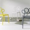 WALNUT Creative Plastic Chairs Dining Chairs for Dining Rooms Modern Cafe Furniture Living Room Computer Kitchen Dining Chair (Color : F)
