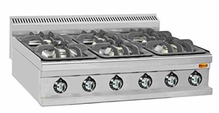 Gas hob - gas burner, 6 burners.