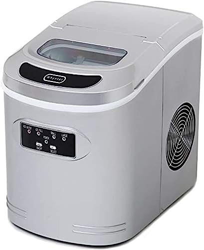 countertop ice machine IMC-270MS Compact Ice Maker 27-Pound Metallic Silver Household Ice Maker Commercial ice maker machine