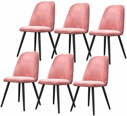 dining chair Kitchen Dining Room Furniture Chairs Velvet Dining Chairs Set Of 6 Kitchen Counter Chairs Living Room Corner Chairs With Metal Legs